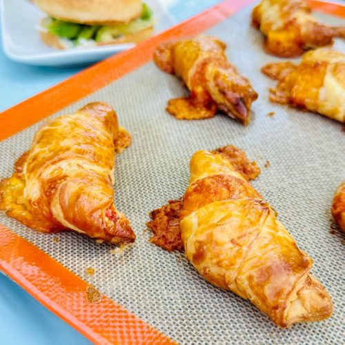 Mini croissants au fromage