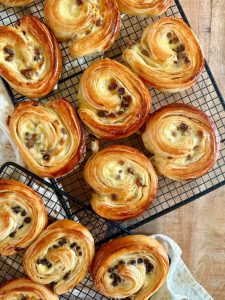 Escargots aux raisins secs maison avec Thermomix