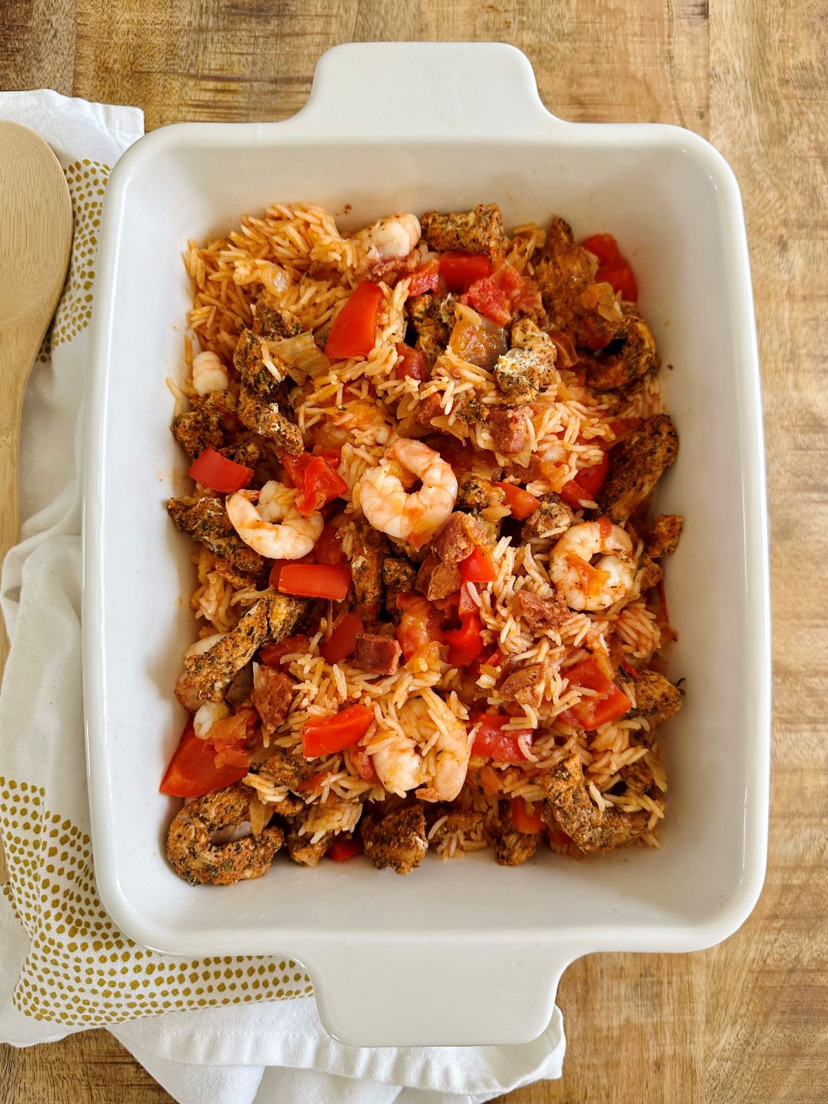 Jambalaya de poulet au Thermomix