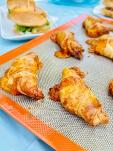 Minis croissants au cheddar