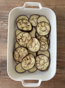 Placer les aubergines