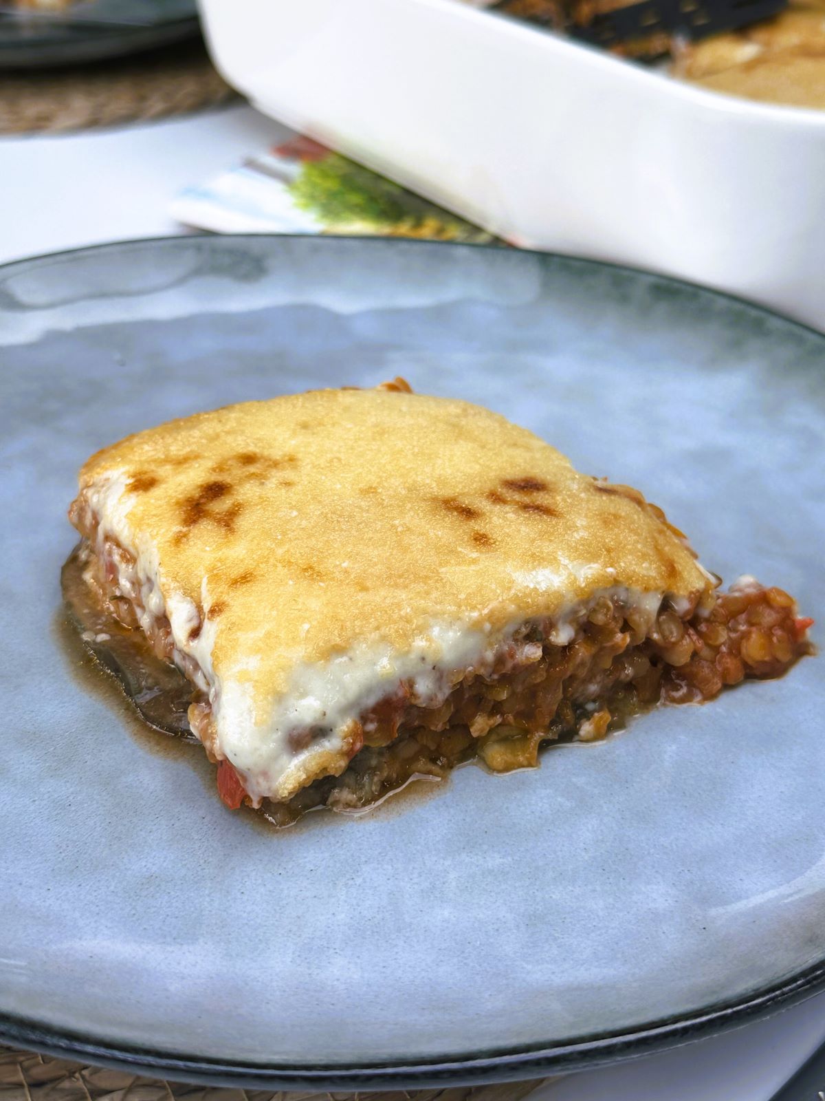 Moussaka de lentilles corail au Thermomi