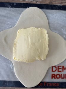 Beurre pour pâte levée feuilletée en trèfle