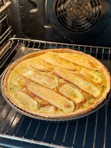 Tarte aux poireaux et reblochon Thermomix