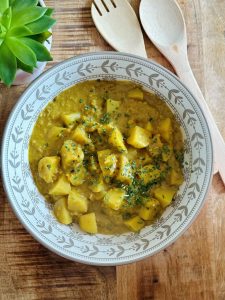 Dahl au Cookeo avec pommes de terre et lentilles corail