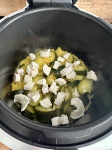 Riz courgette et fromage de chèvre