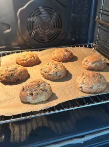 Cuisson des cookies levain bakery