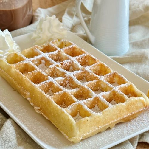 Véritable gaufre de Bruxelles - recette belge