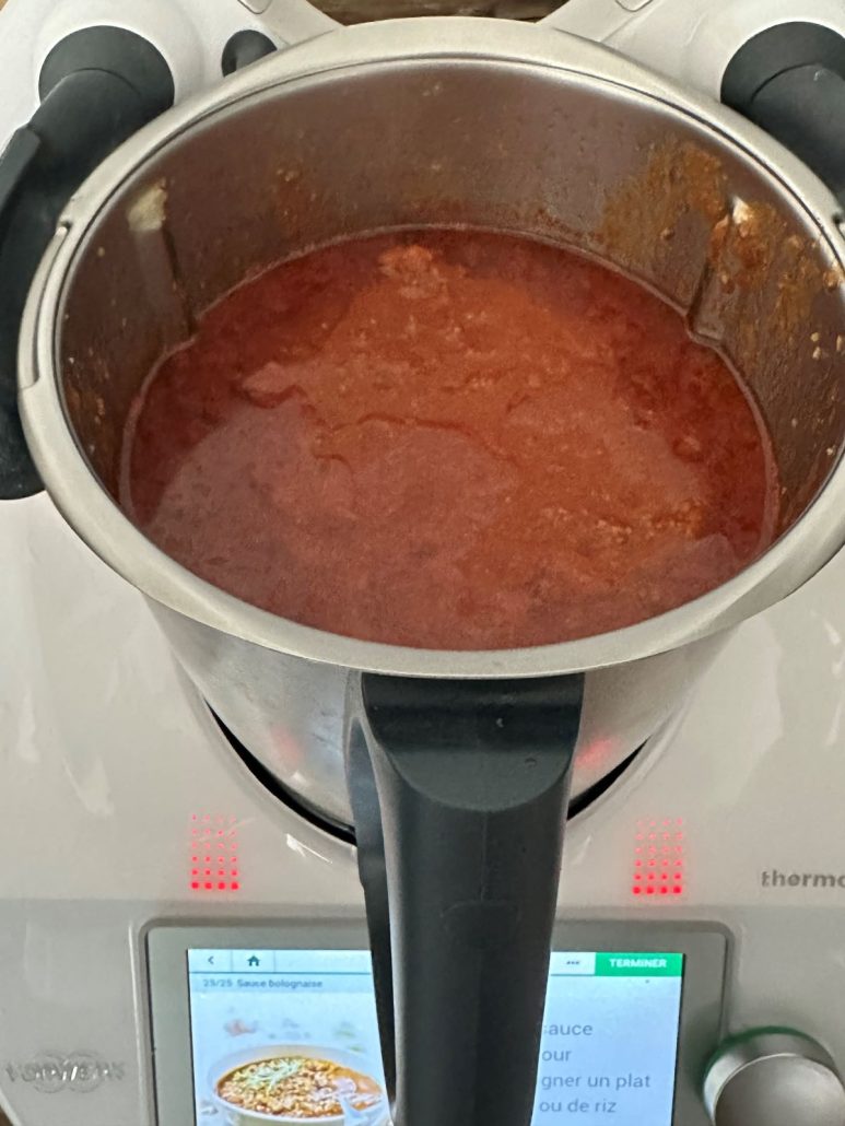 Sauce bolognaise au Thermomix