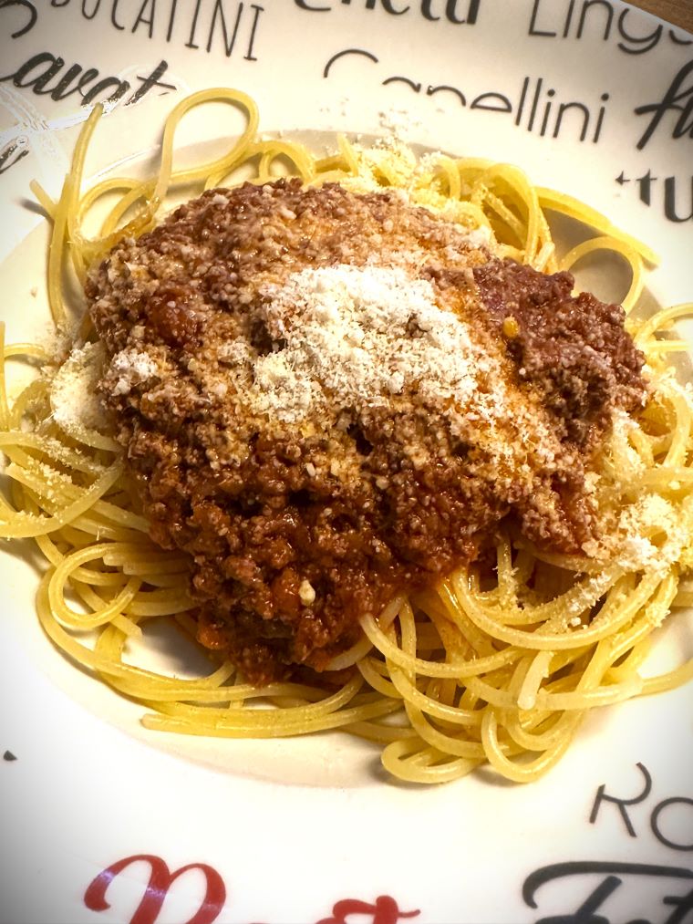 Spaghetti bolognaise avec Thermomix