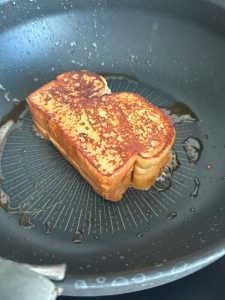 Cuisson de la brioche perdue