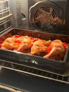 Cuisson des cuisses de poulet au four