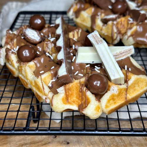 Gaufre de Liège glaçage chocolat