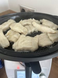 Cuisson du cabillaud à la vapeur avec Thermomix