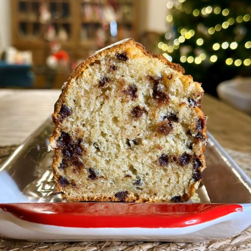 Cake banane aux pépites de chocolat