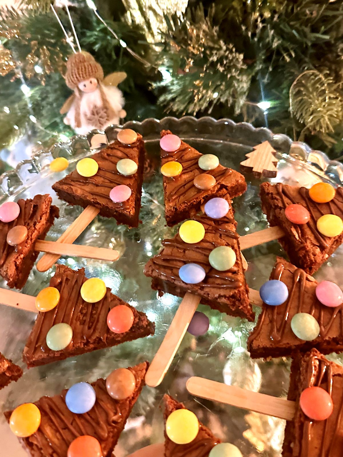 Brownies sapin de Noël