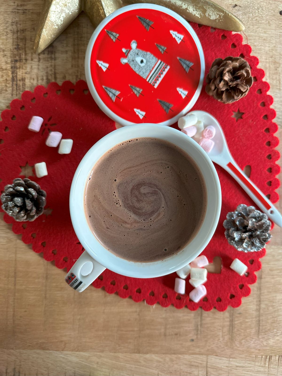 Recette Chocolat chaud aux chamallows facile - Jeux 2 Cuisine