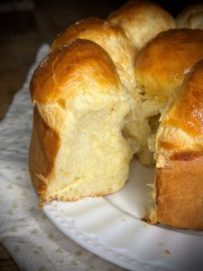 Brioche à la mie filante