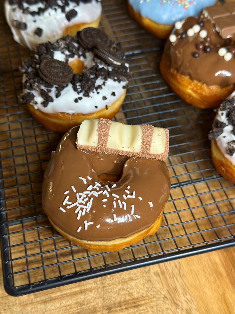 Donuts maison moelleux glaçage nutella