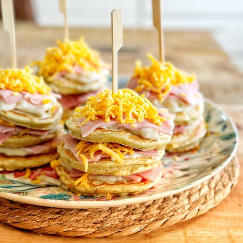 Croque-monsieur avec pancakes