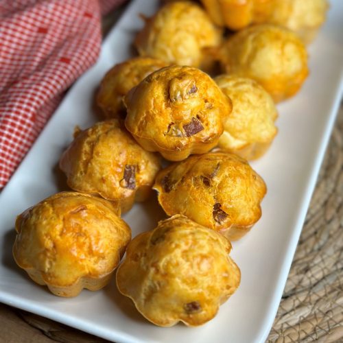 Muffins salés au chorizo et comté pour l'apéritif