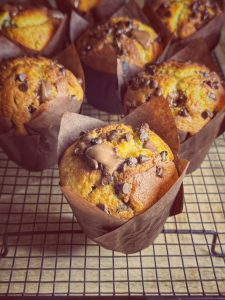 Muffins américains ux pépites de chocolat