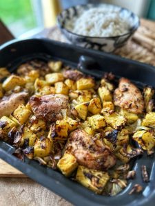 Poulet à l'ananas aux épices chimichurri