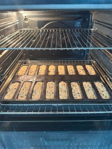 Cuisson des cookies sticks