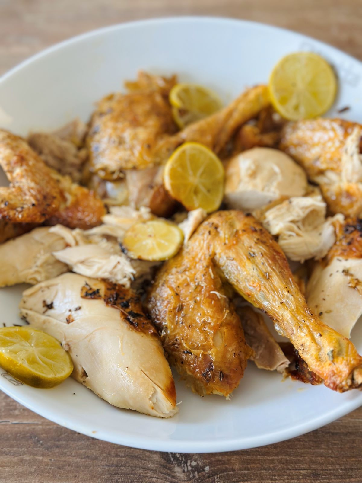 Poulet rôti au citron et aux herbes en Air Fryer