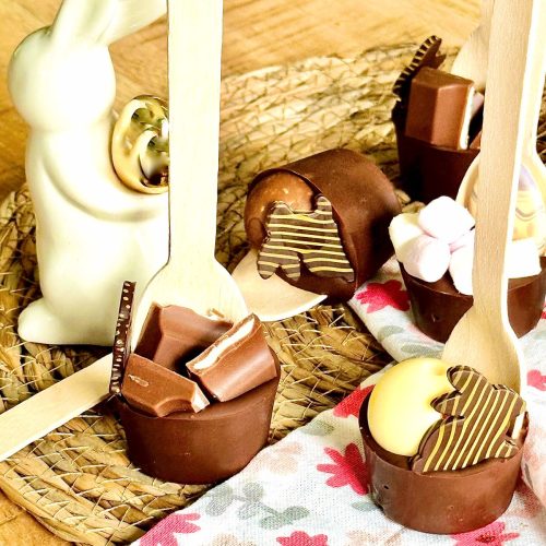 Sucettes pour chocolat chaud maison