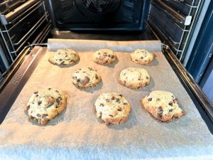 Cuisson des Cookies Kinder maxi maison