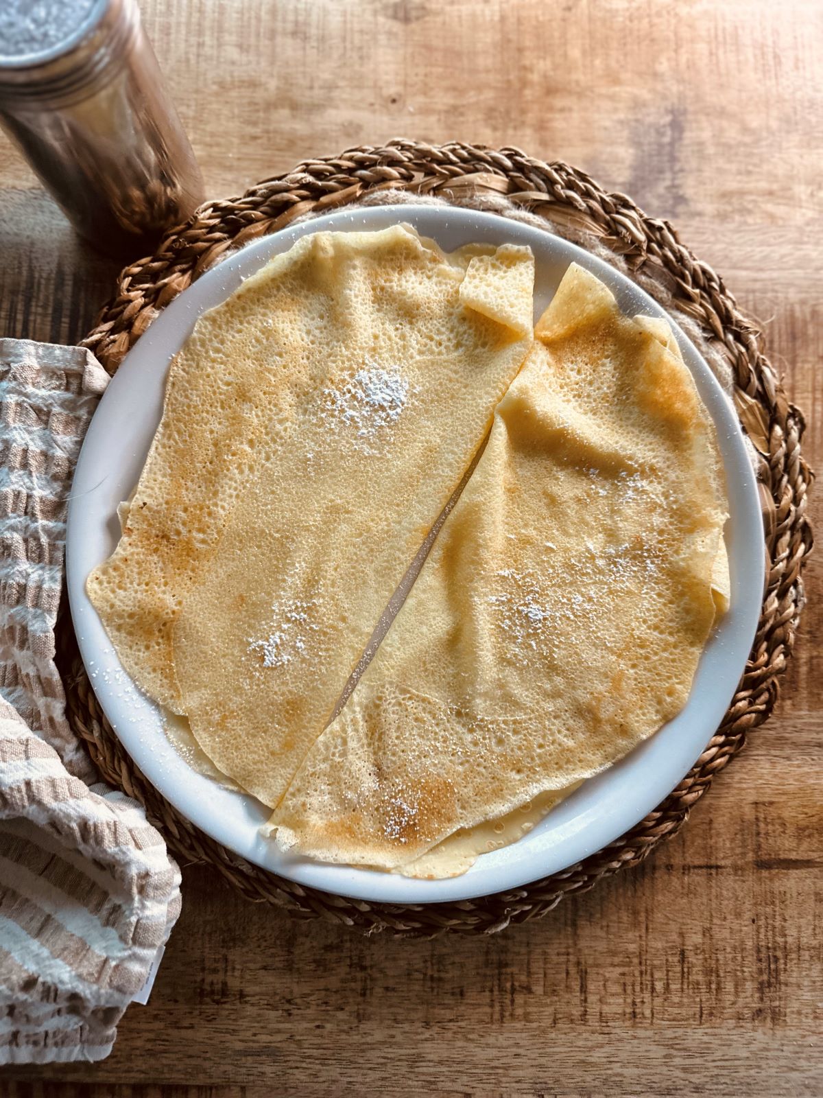 Pâte à crêpes légères