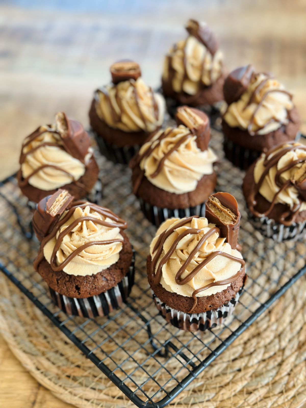 Cupcakes Kinder Bueno et Nutella