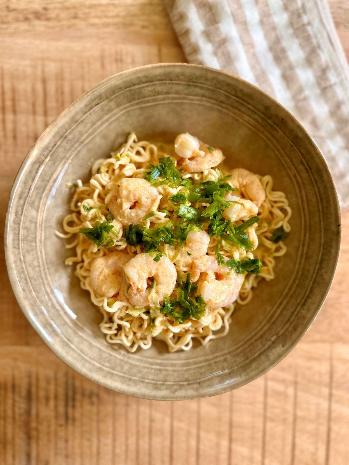 Laska aux crevettes et coco au thermomix