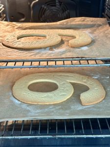 Chiffres en pâte sucrée pour number cake