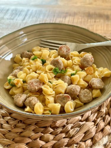 Pâtes boulettes à la crème avec Cookeo