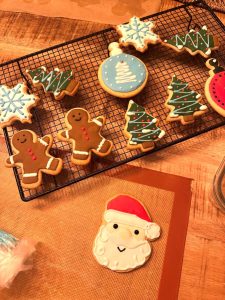 Glaçage royal sur biscuits sablés