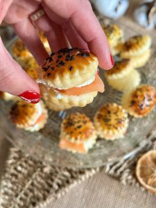 Feuilleté saumon fumé fromage frais