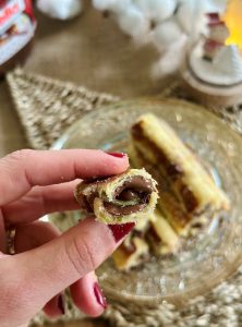 Brioche avec du nutella, façon pain perdu