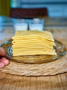 Crêpes légères au yaourt