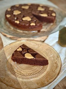 Part de gâteau au chocolat des écoliers