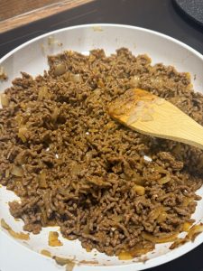 Cuisiner le boeuf pour les burritos