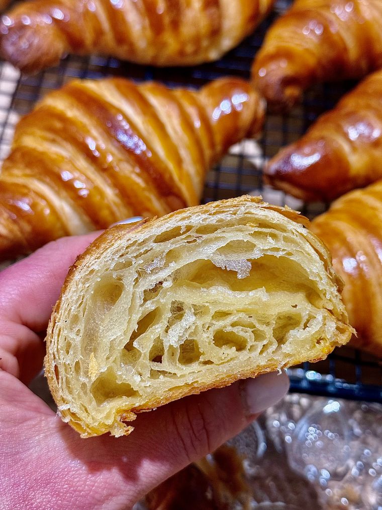 Coupe du croissant parfait