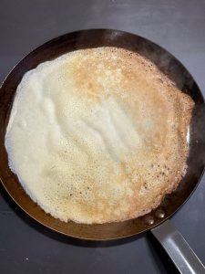 Cuisson des crêpes