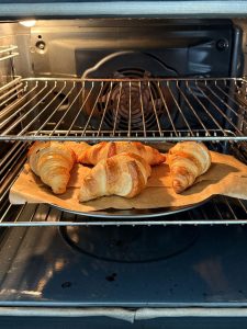 Cuire les croissants