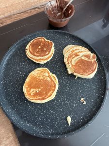 Comment cuire les pancakes au nutella