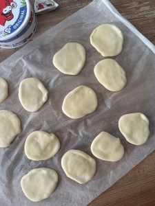 Mini cheese naans pour apéro