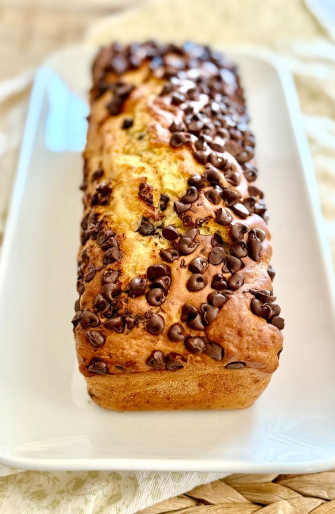 Cake aux pépites de chocolat healthy