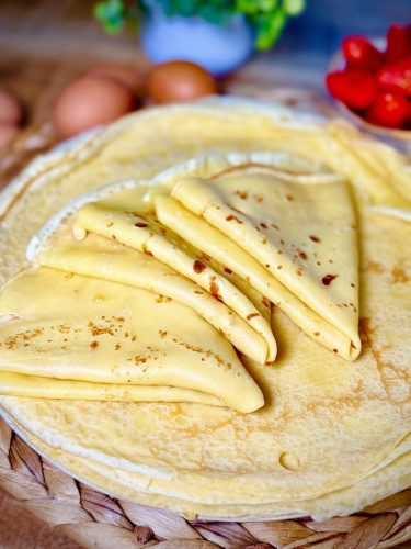 Crêpes moelleuses à la crème