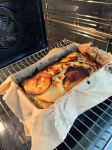 Cuisson au four de l'invisible aux pommes